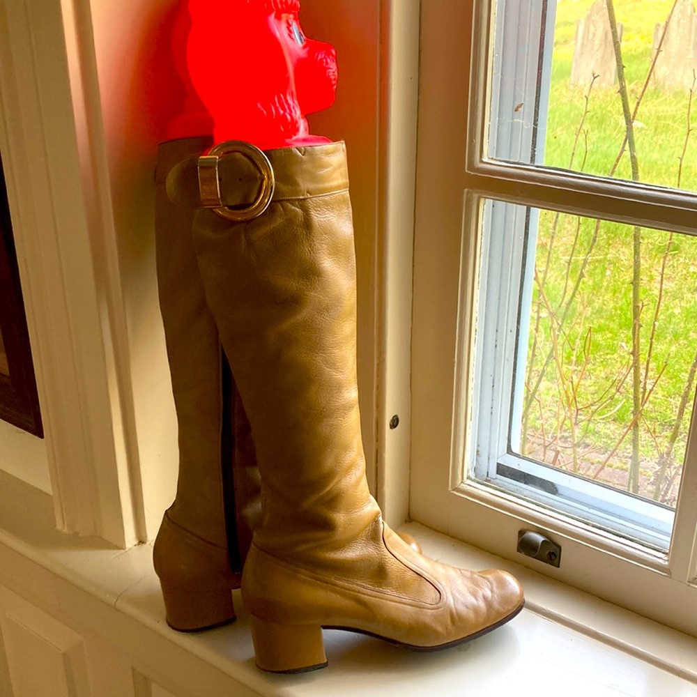 Vintage 60s Leather Boots